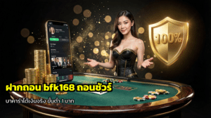 ฝากถอน bfk168 ถอนชัวร์